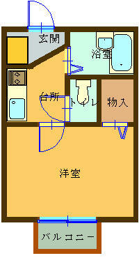 ２０２号間取り画像