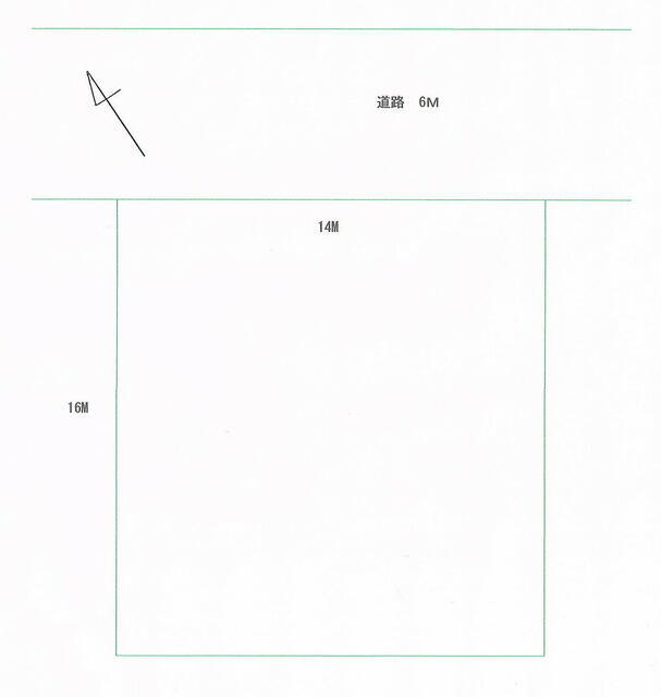 形の良い長方形の敷地