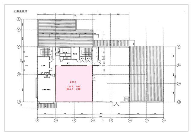 間取図（テナント２０２）