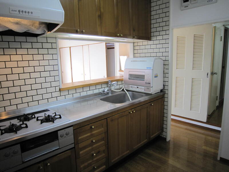 キッチン内　３口都市ガス