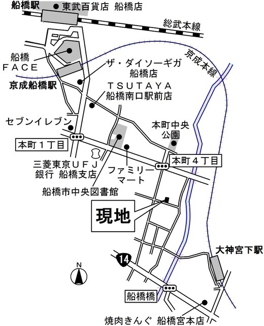 ミリアビタＮｏ．１８ 案内図