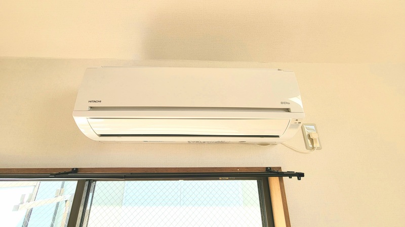 エアコン付きで快適にご入居いただけます