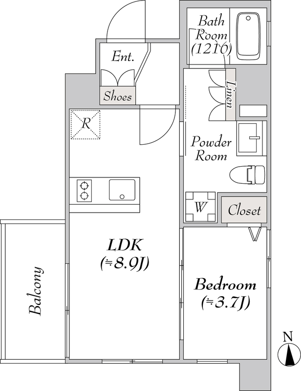 ミリアレジデンス長原201号室 部屋その他