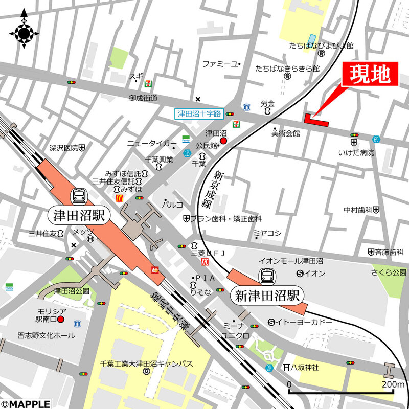 津田沼ダイカンプラザシティ 周辺