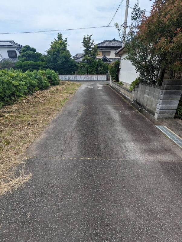 接道（東向き）