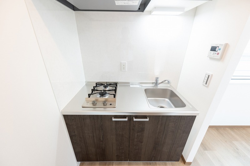 2口ガスコンロ付き