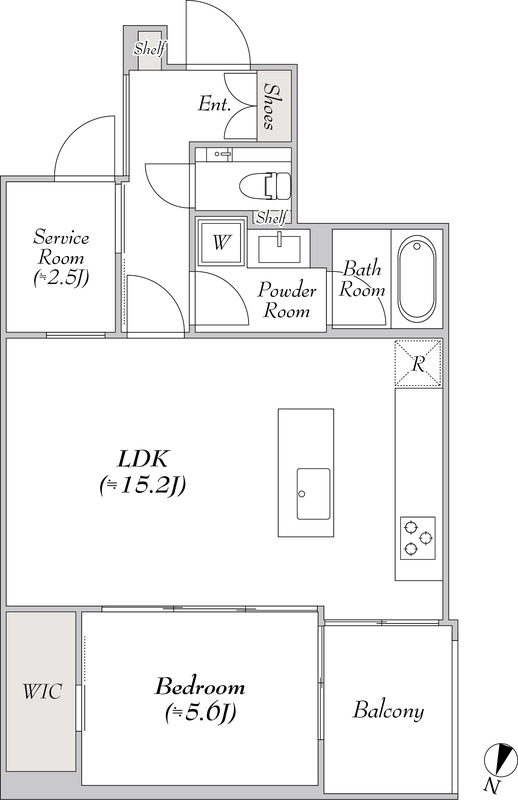 ルミークアン目黒304号室 部屋その他