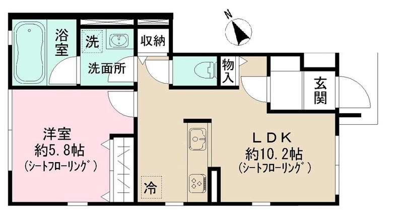 エテルナヤヨイ１０１号室 間取