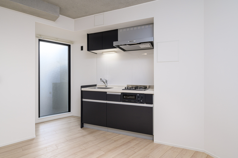 2口コンロキッチンでお料理がしやすいです。