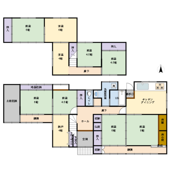 里方町中古住宅間取