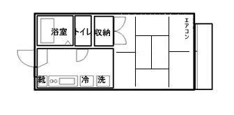 風呂トイレ別広めの８畳
