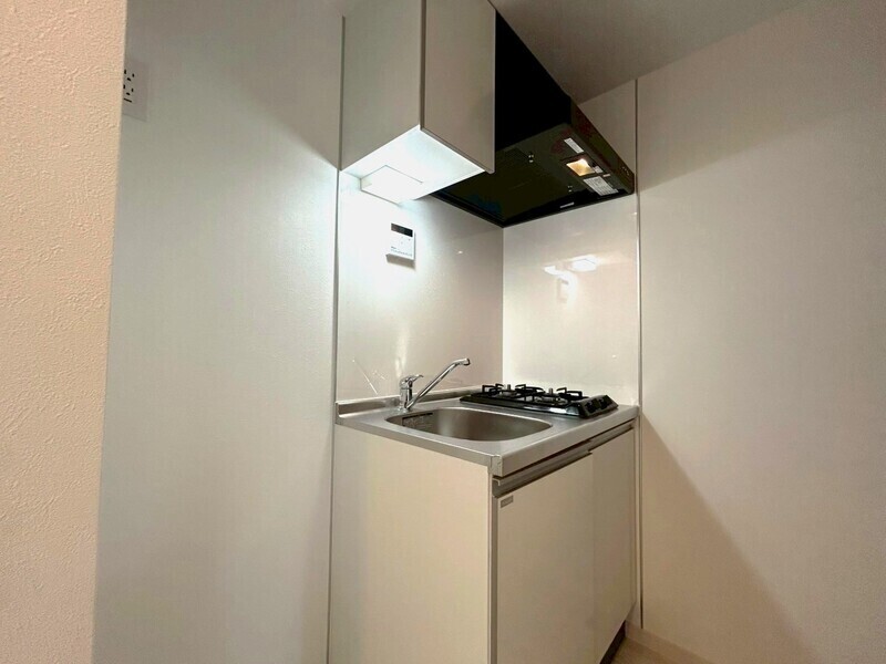 収納もあって使いやすいキッチンです。