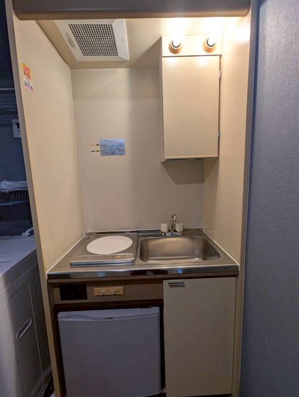 IHコンロ・ミニ冷蔵庫