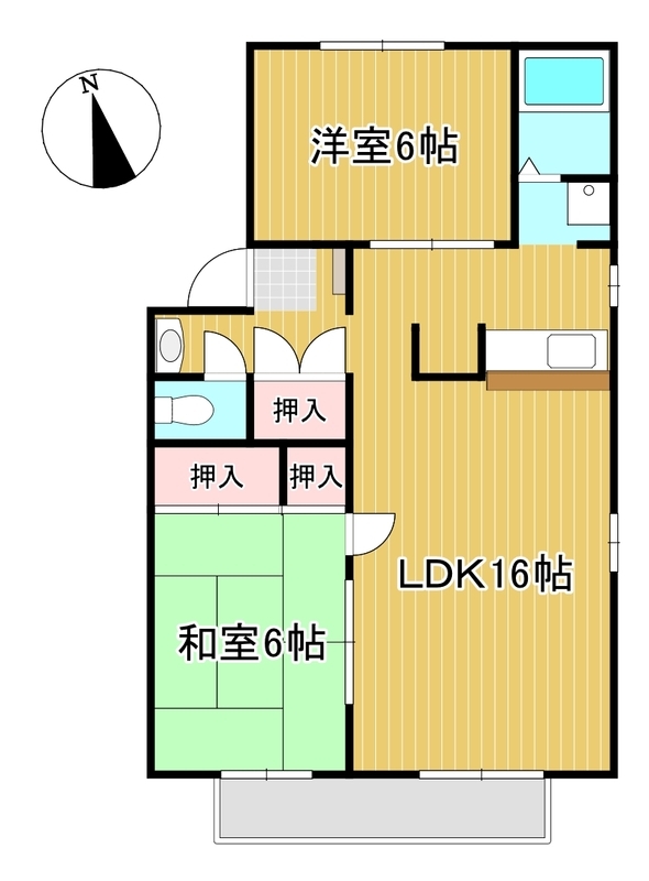 間取り※和室→洋室へ変更済み