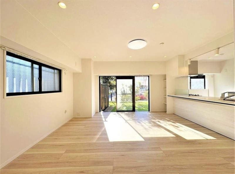 陽当りの良いリビングダイニングキッチン