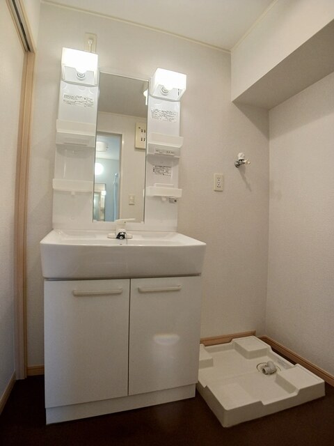 洗面化粧台、室内洗濯機置き場