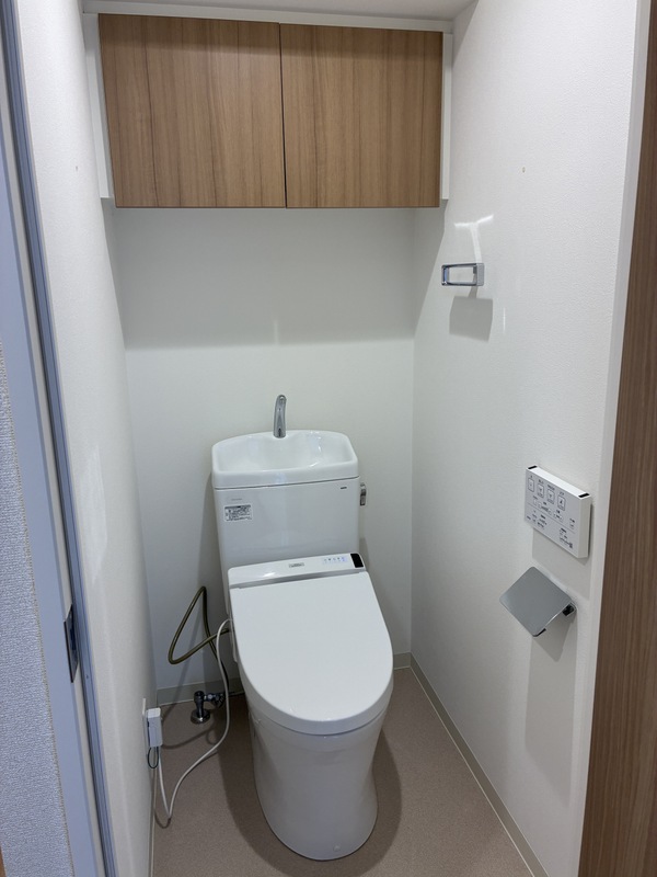 トイレはウォシュレットです
