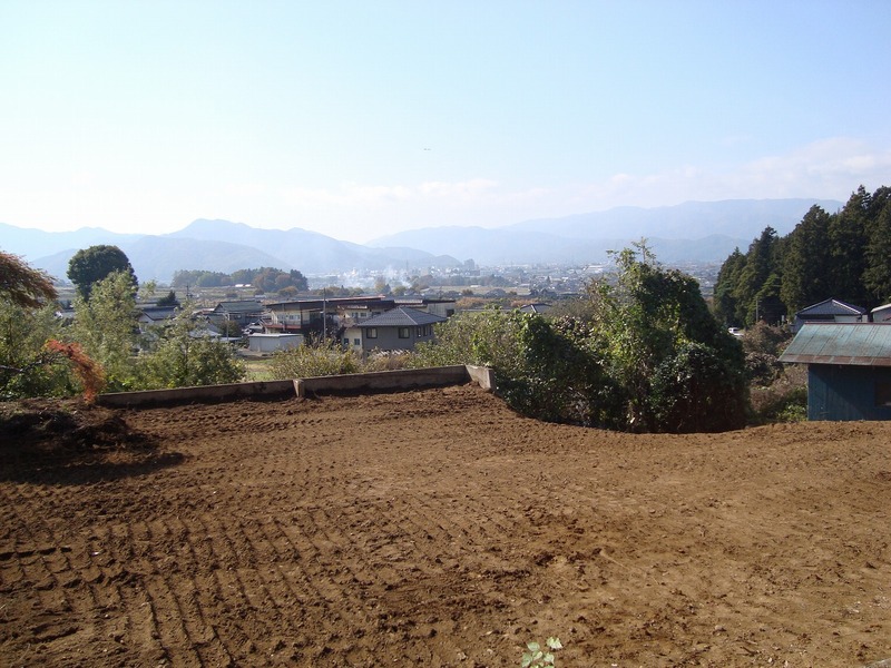 物件より塩尻市街地の眺望