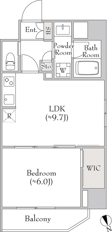 ルミークアン北上野403号室 部屋その他