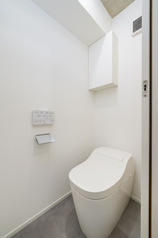 清潔感のあるトイレです。