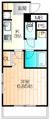 角部屋・２面採光で明るい室内