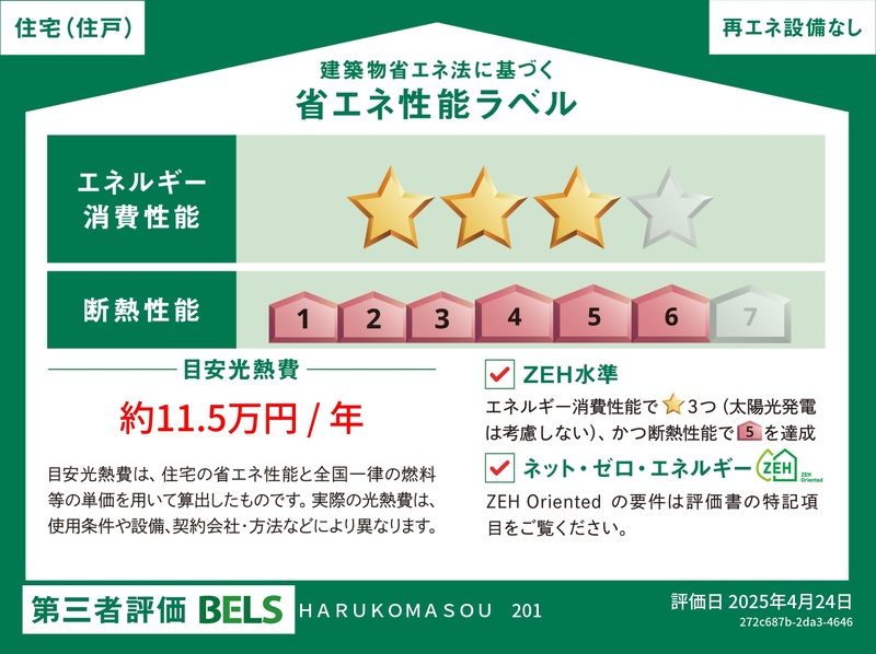 BELS（省エネ基準適合認定）