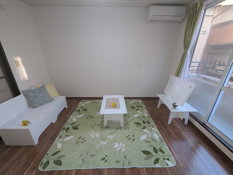 洋室6帖　モデルルーム仕様になっています。