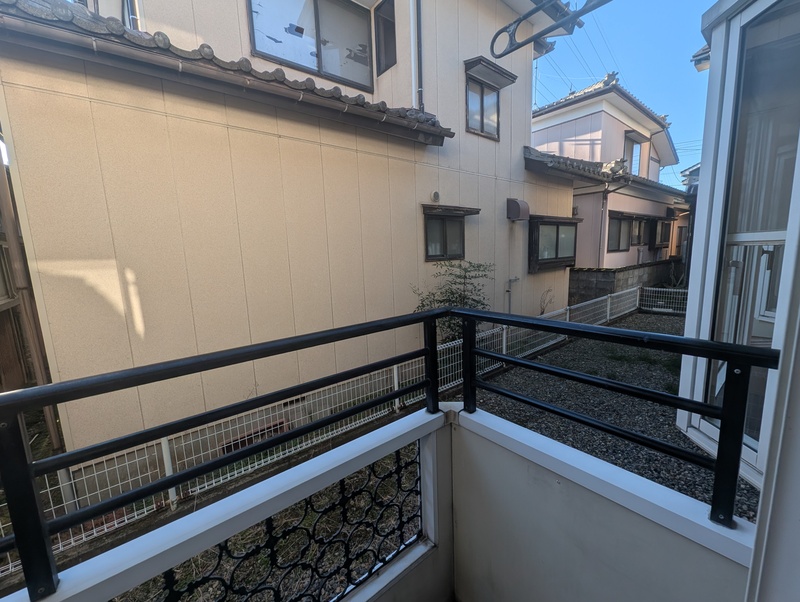 ベランダからの眺望です。