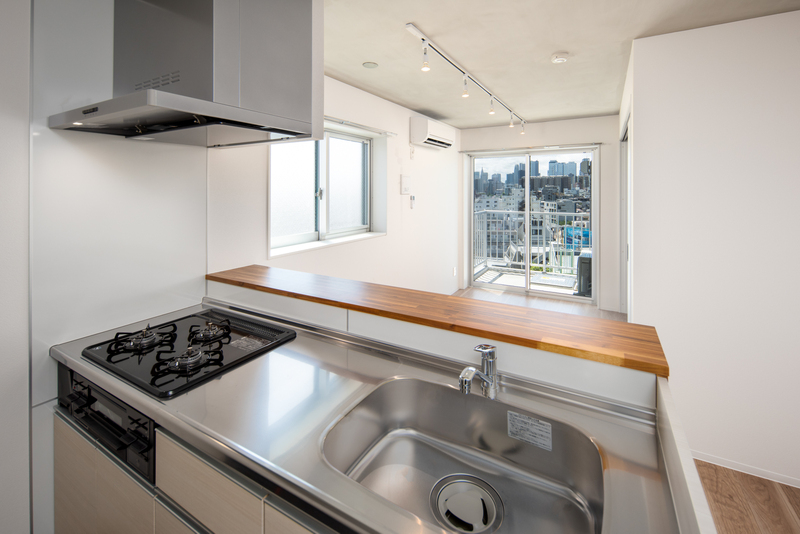 収納バツグンのキッチン