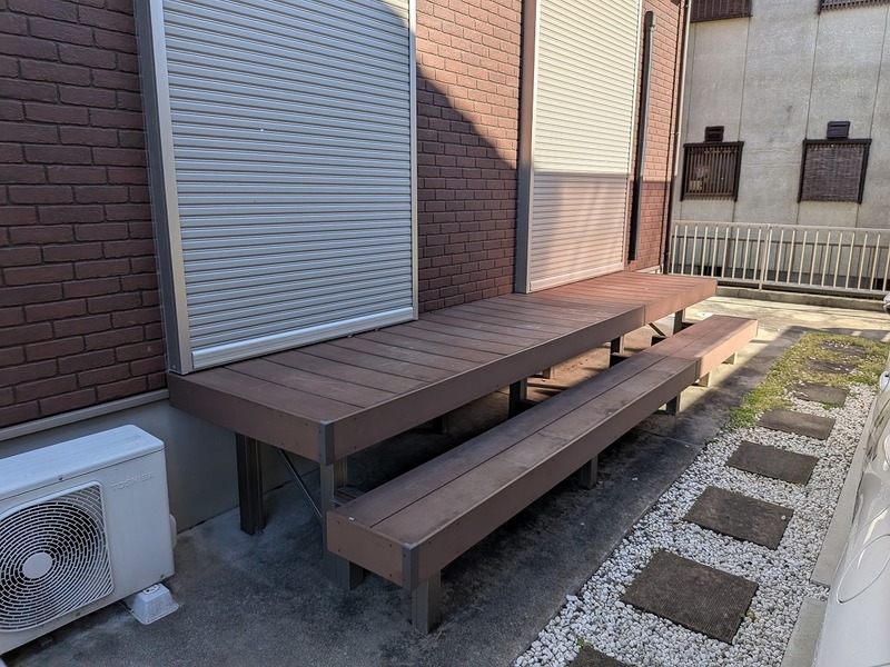 ウッドデッキ