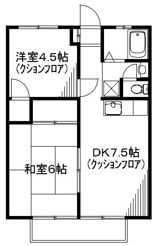 ヒルハイツ「間取」