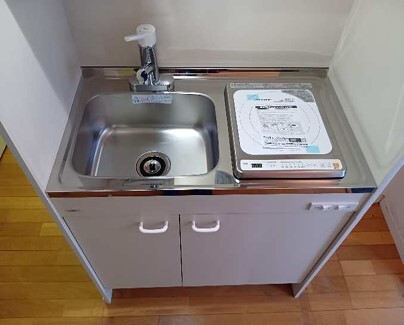 新規設置！シングルレバー水栓のIHコンロ付きキッチン