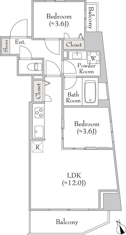 ルミーク門前仲町304号室 部屋その他