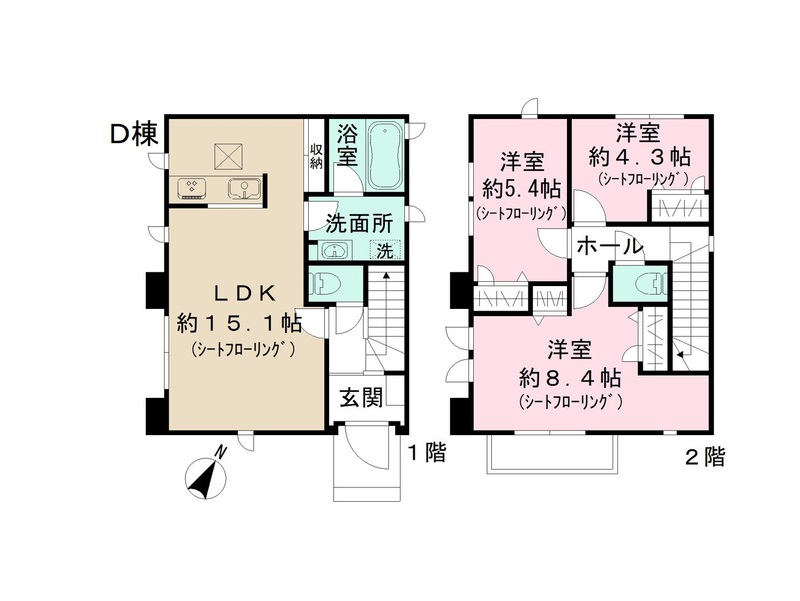 Ｌｅ　Ｄｏｍａｉｎｅ　Ｋ 間取