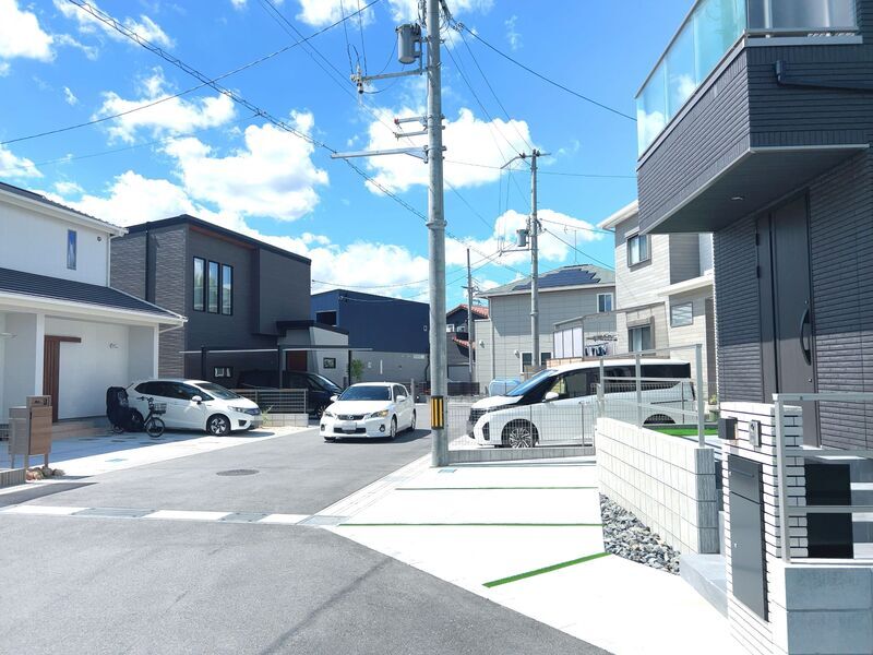 南東角地・前面道路（幅員6ｍ）・新築大型開発地