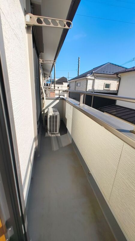 全居室に面しているバルコニー