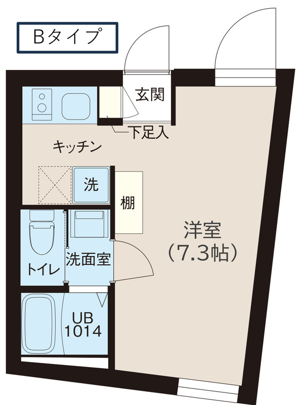 レピュア落合南長崎駅前 302の間取り図
