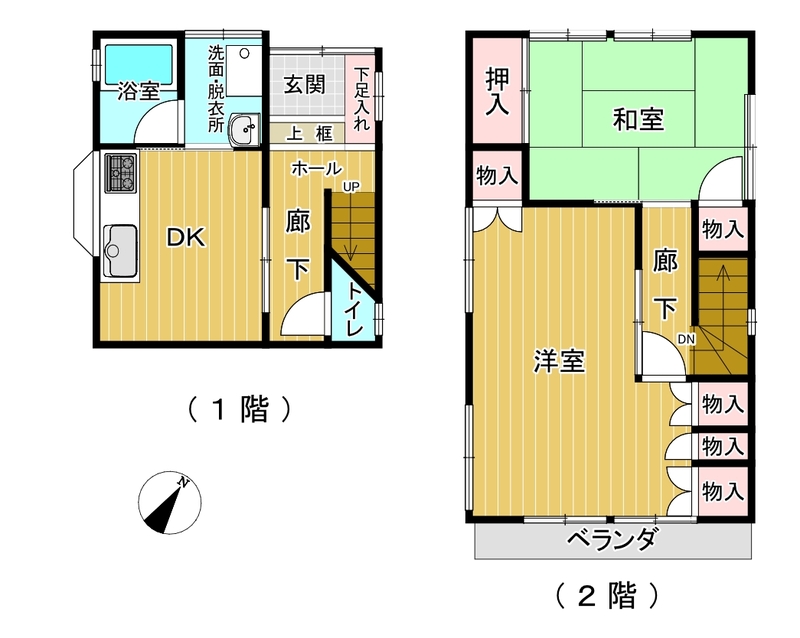 各お部屋に窓があり、明るい印象