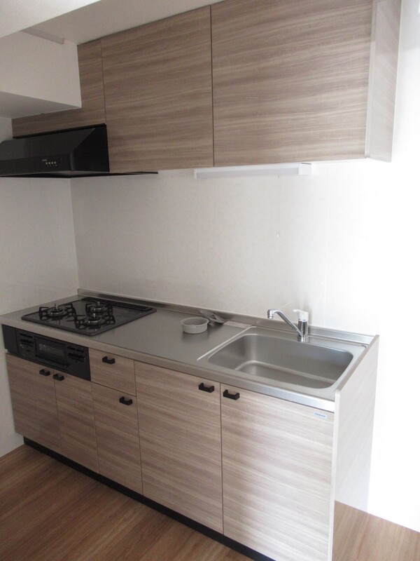 3口ガスコンロ付システムキッチンです