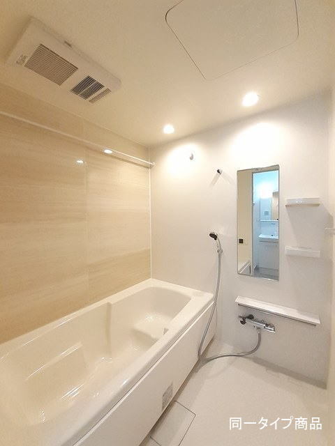 追い焚き機能、浴室乾燥機付き※建築中の為、イメージです。