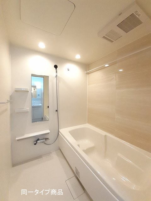 追い焚き機能、浴室乾燥機付き※建築中の為、イメージです。