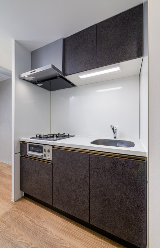 1Rでも2口コンロのシステムキッチン！