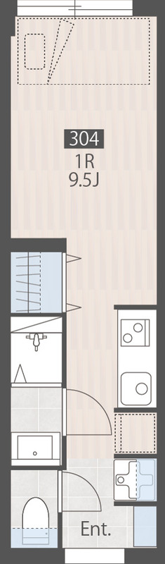 間取り図です。バストイレ別！