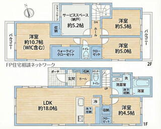 １号棟間取図　4LDK