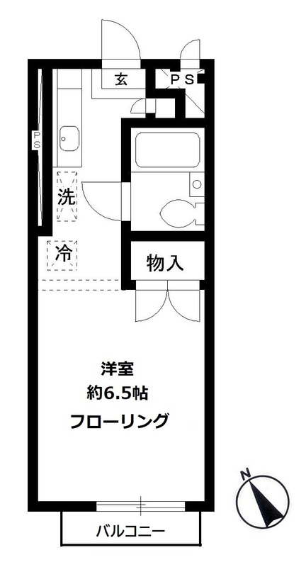 ウッディーハウス２０２号室 間取