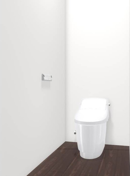明るく清潔なトイレ空間