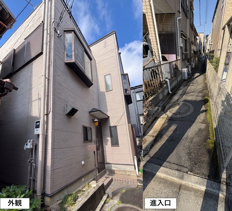 東京都江戸川区船堀7-8-11戸建 進入口