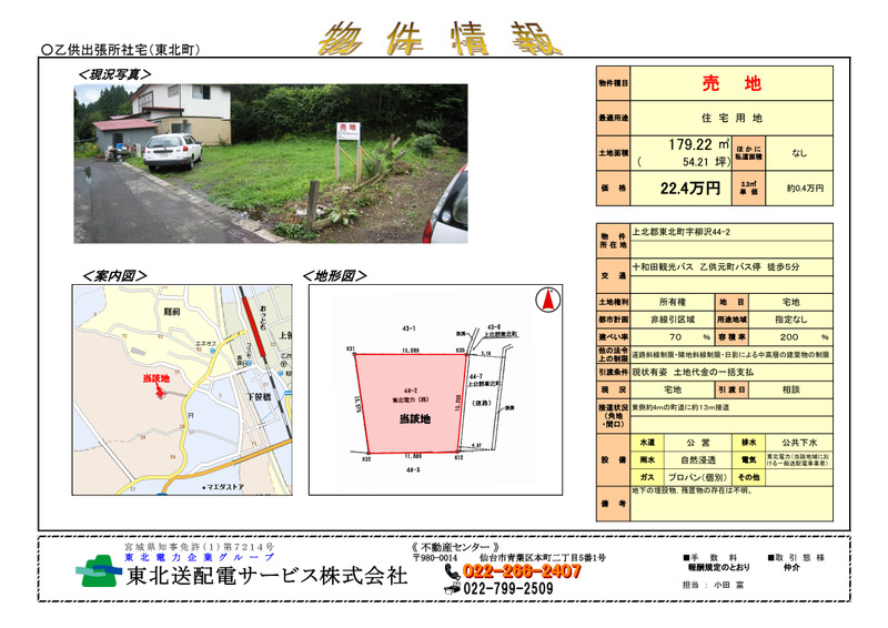 物件概要書
