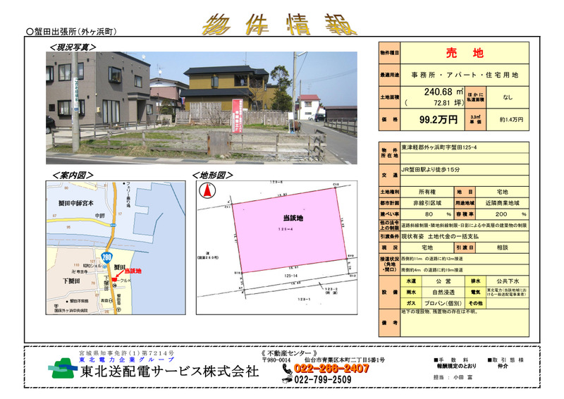 物件概要書