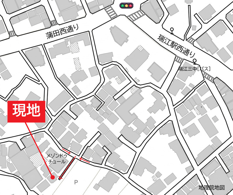 東京都江戸川区東瑞江2-23-28_戸建 現地案内図